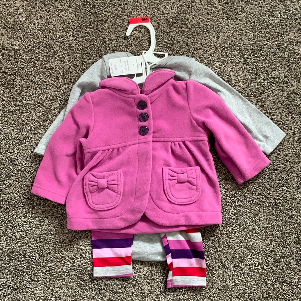 Baby Girl Carters 3 Piece set